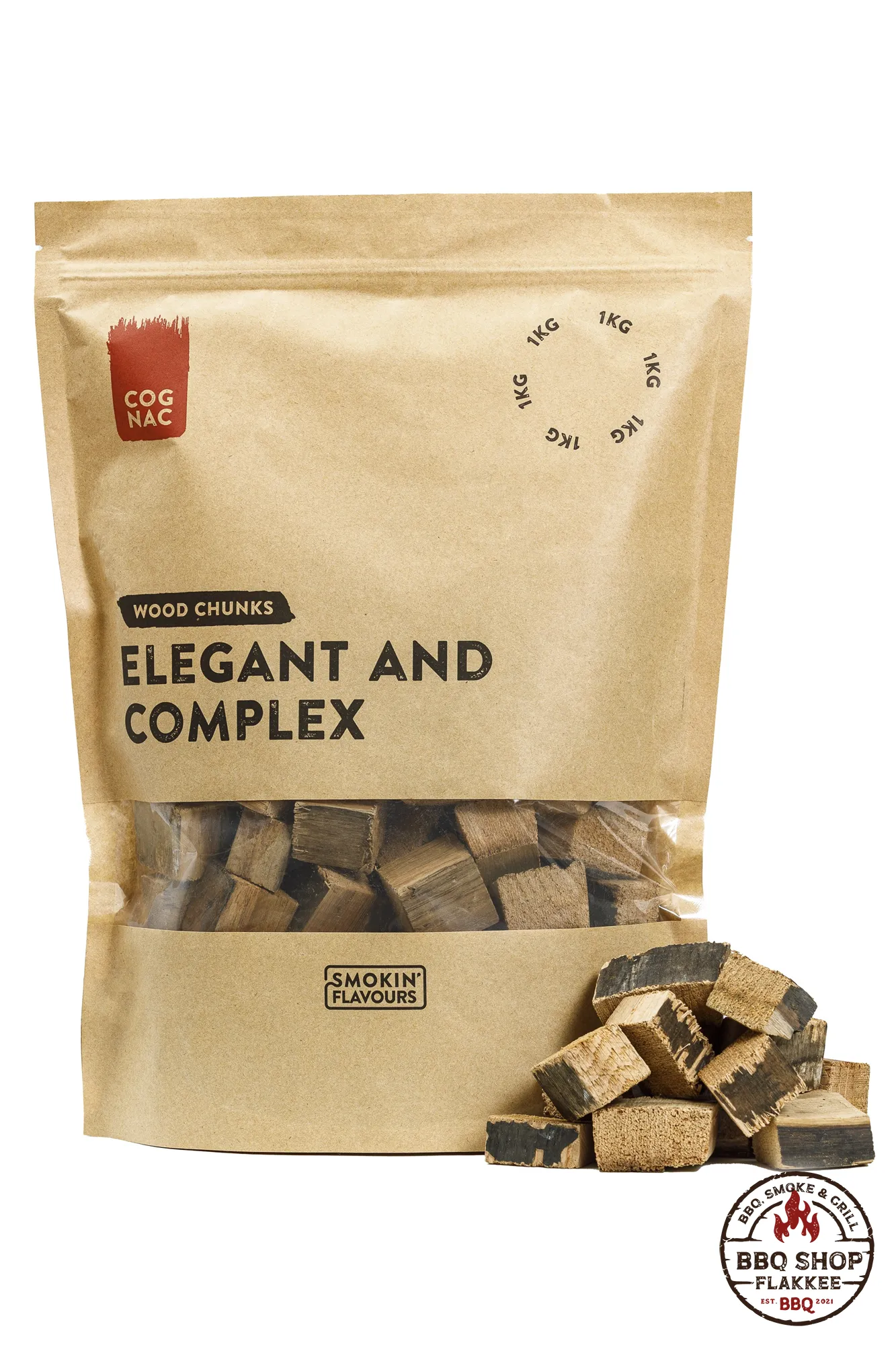 Cognac rookhout chunks