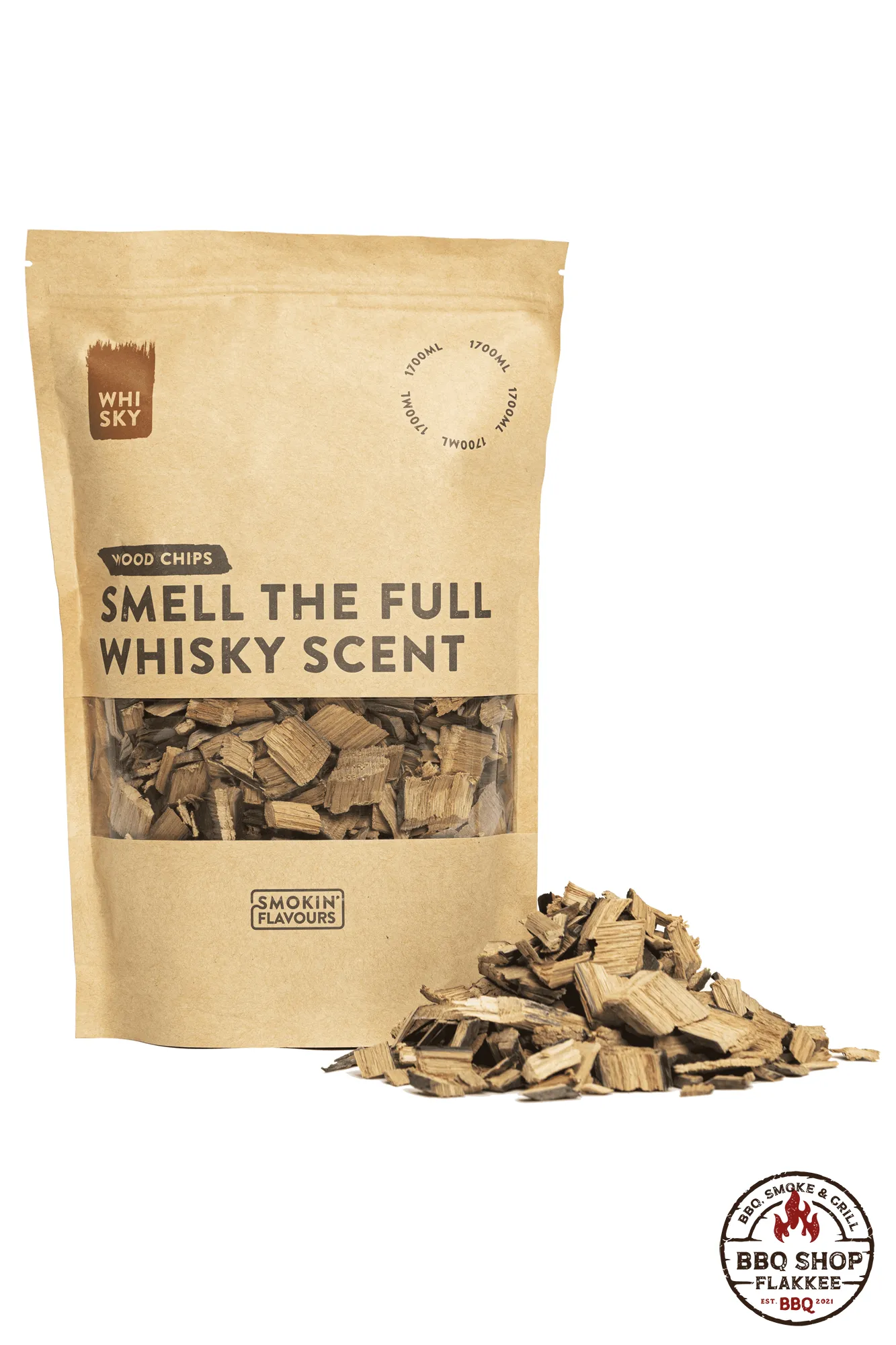 Smokin’ Flavours Rooksnippers whisky vaten 1700ml